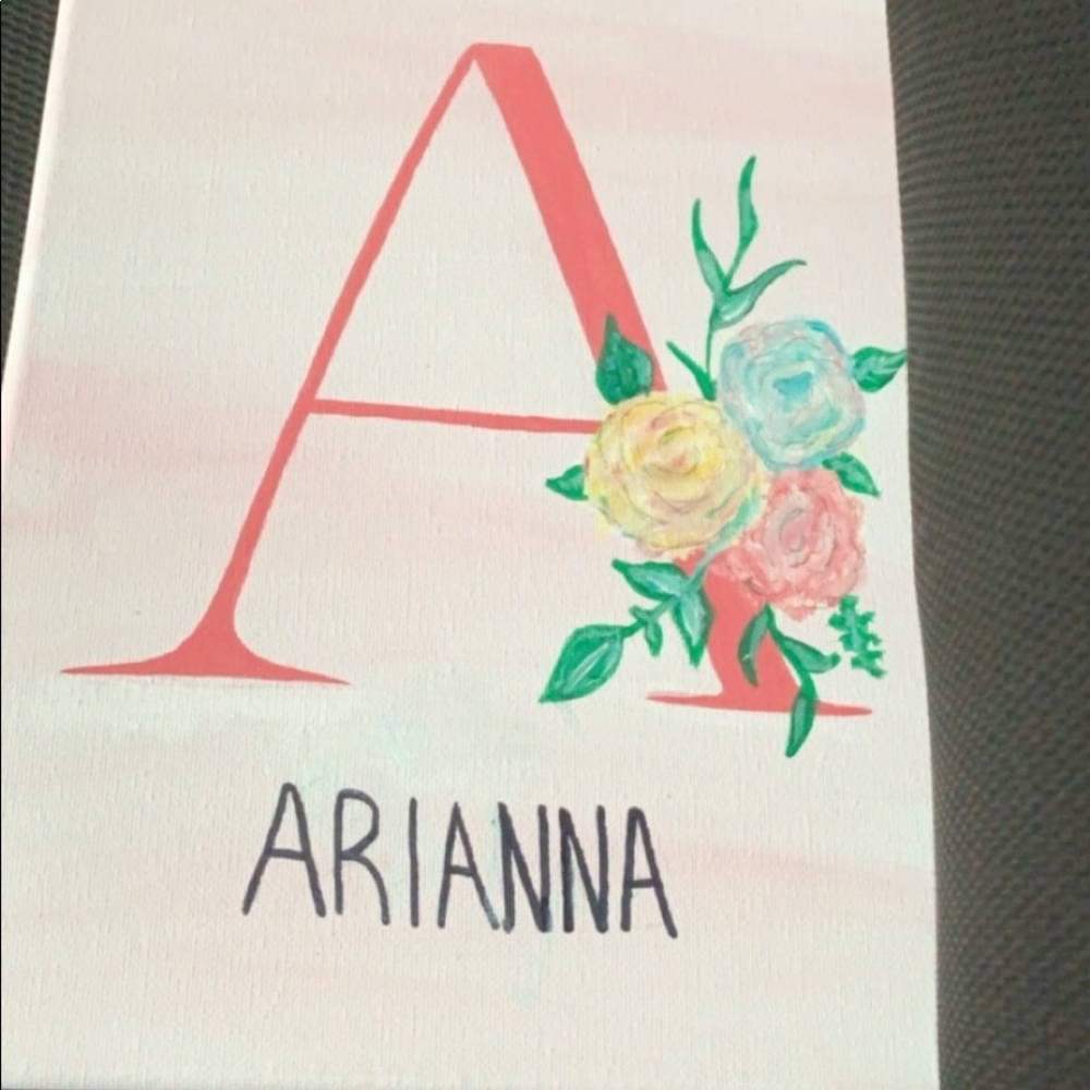 Name canvas painting